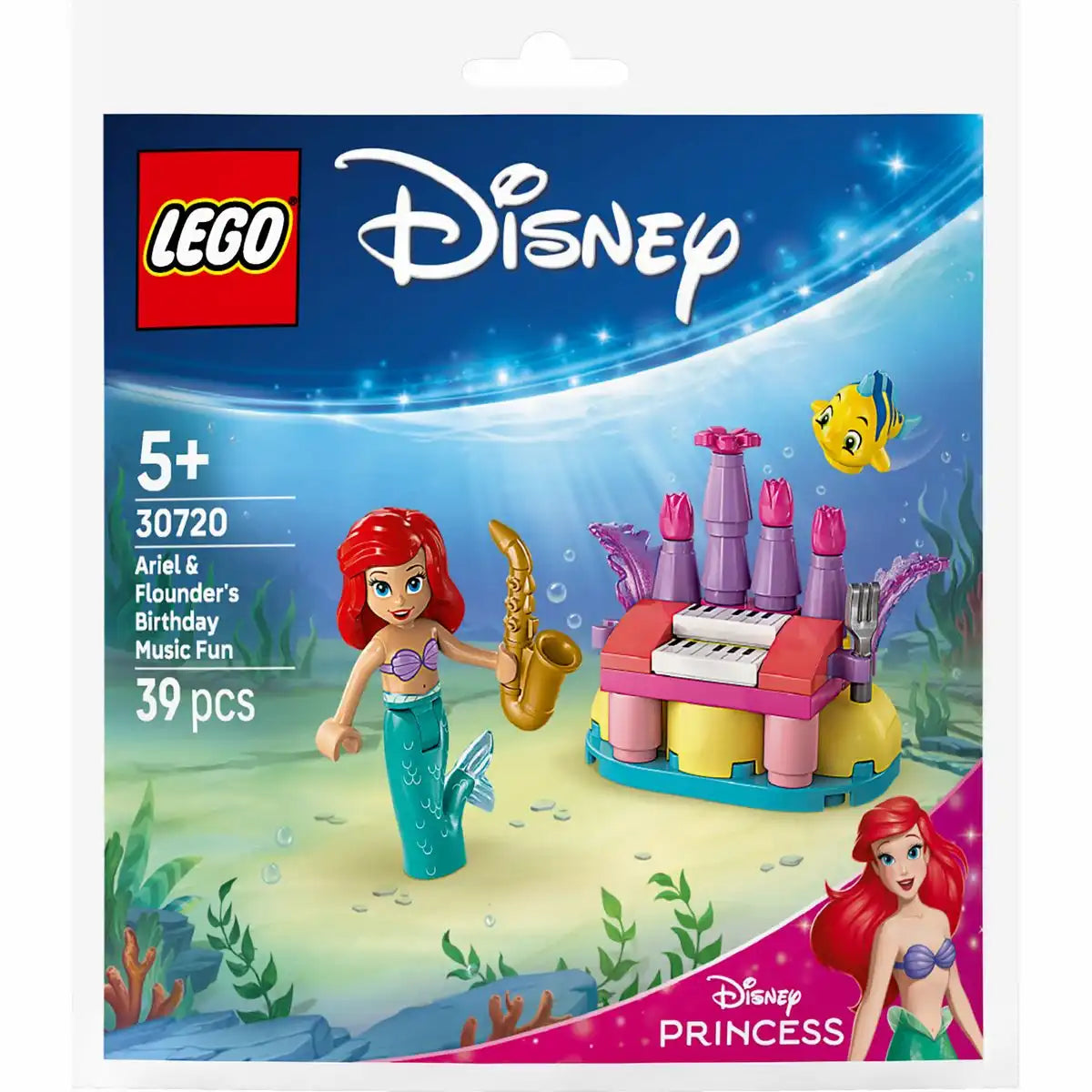 LEGO Disney Princess Polybag Arielles & Fabius Geburtstagsmusikspaß (30720)