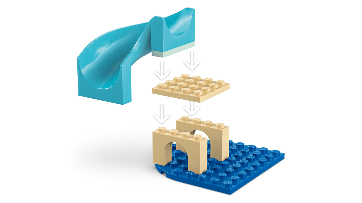 LEGO DreamWorks Gabby's Dollhouse: Meerjungfrau Gabbys Aquarium Abenteuer (11204)
