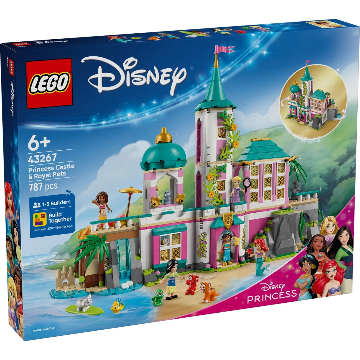 LEGO Disney Princess Prinzessinnenschloss mit Haustieren (43267)