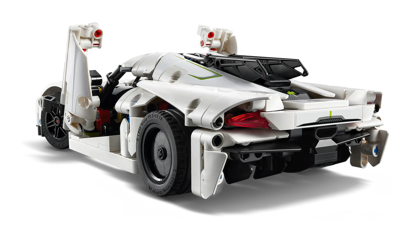 LEGO Technic Koenigsegg Jesko Absolut Supersportwagen in Weiß (42184)