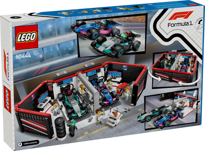 LEGO City F1® Garage mit Mercedes-AMG & Alpine Rennautos (60444)