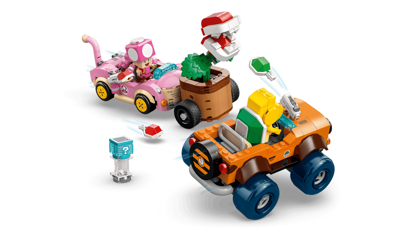 LEGO Super Mario - Mario Kart™ – Power-Up-Jagd mit Piranha-Pflanzen (72044)