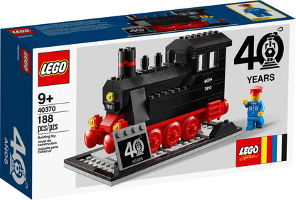 LEGO Dampflok zum 40. Jubiläum von LEGO® Eisenbahn (40370)