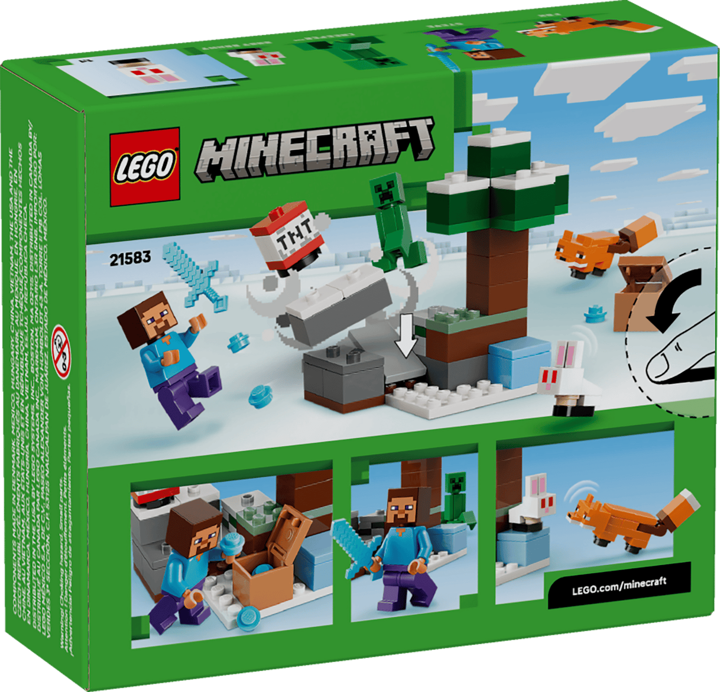 LEGO Minecraft Steves Abenteuer in der Taiga (21583)