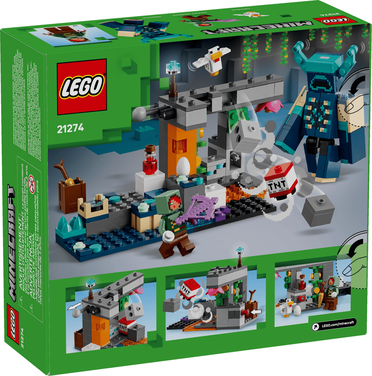 LEGO Minecraft Begegnung mit dem Wächter (21274)