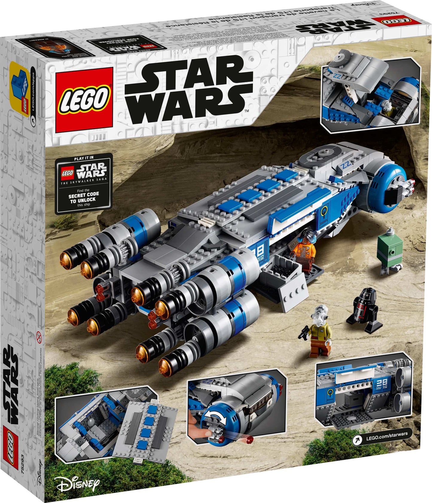 LEGO Star Wars I-TS Transportschiff der Rebellen (75293)