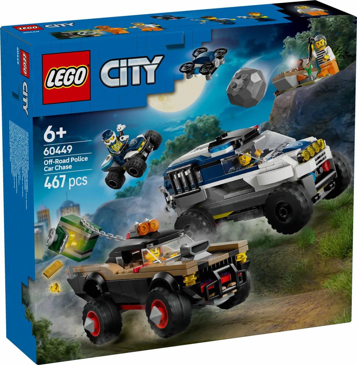 LEGO City Verfolgungsjagd im Polizeigeländewagen (60449)