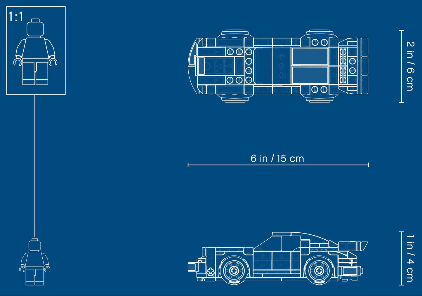 LEGO Speed Champions Porsche 911 RSR & Porsche 911 Turbo (75888)