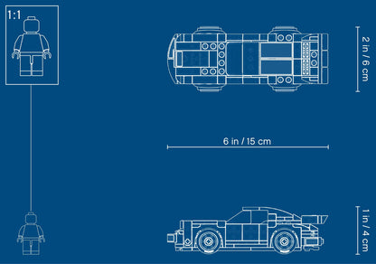 LEGO Speed Champions Porsche 911 RSR & Porsche 911 Turbo (75888)