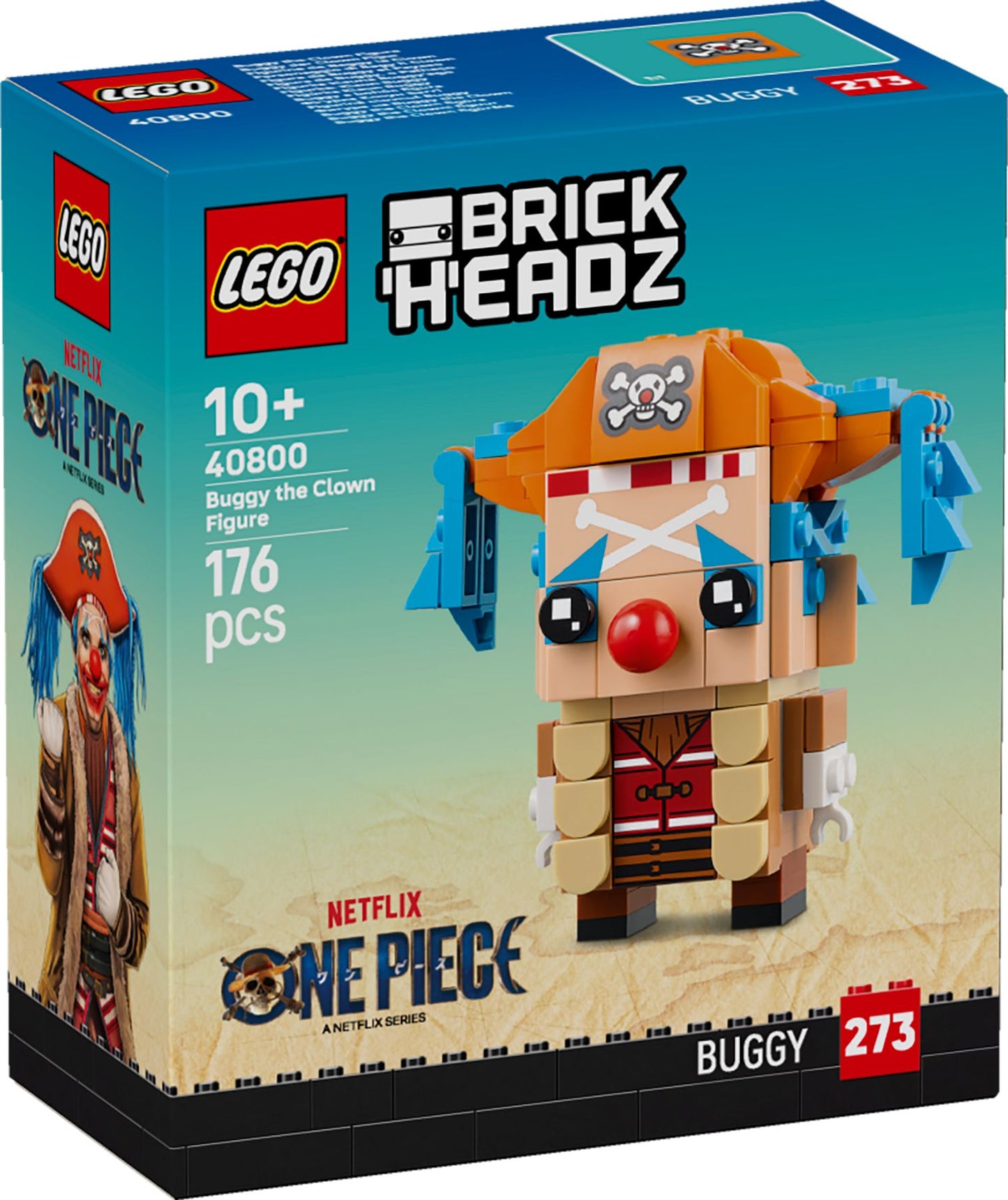 LEGO BrickHeadz ONE PIECE Buggy der Clown (40800)