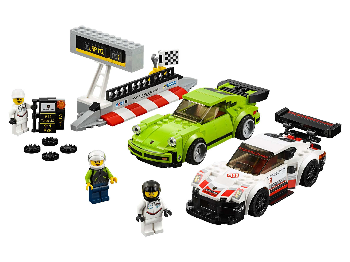 LEGO Speed Champions Porsche 911 RSR & Porsche 911 Turbo (75888)