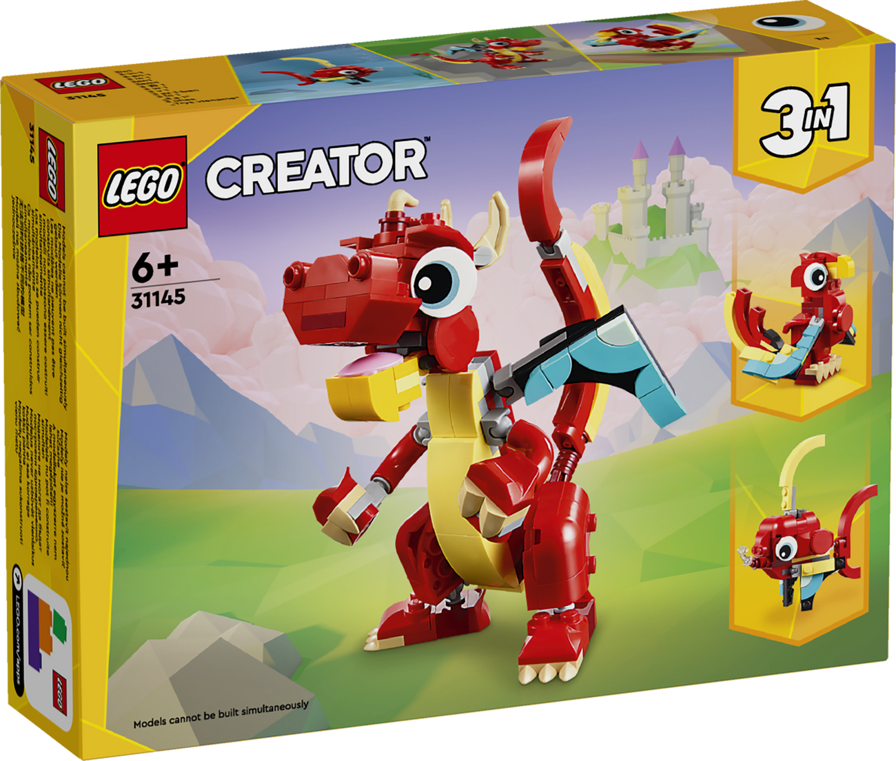 LEGO Creator 3in1 Roter Drache (31145)