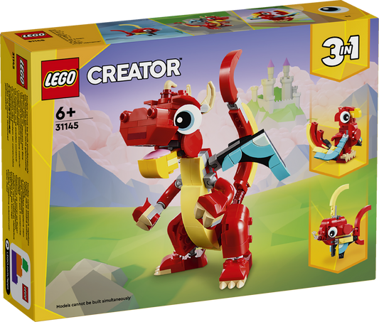LEGO Creator 3in1 Roter Drache (31145)