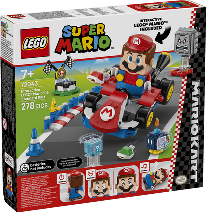 LEGO Super Mario - Mario Kart™ – Interaktiver LEGO® Mario™ & Standard-Kart (72043)