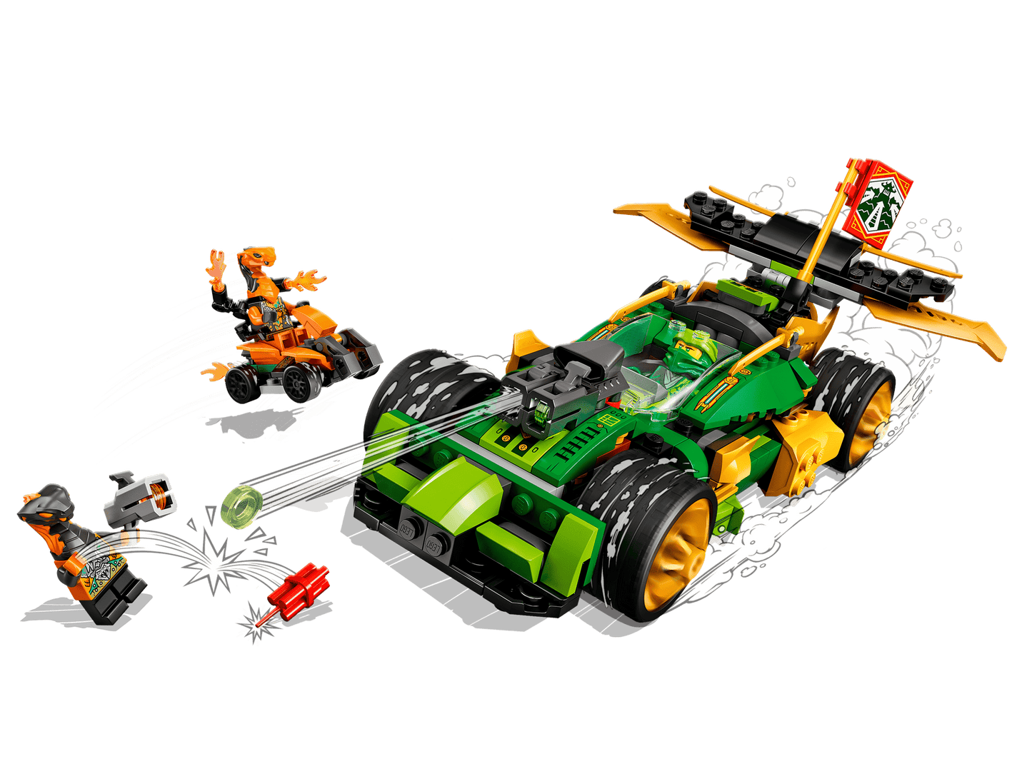 LEGO Ninjago Lloyds Rennwagen EVO (71763)