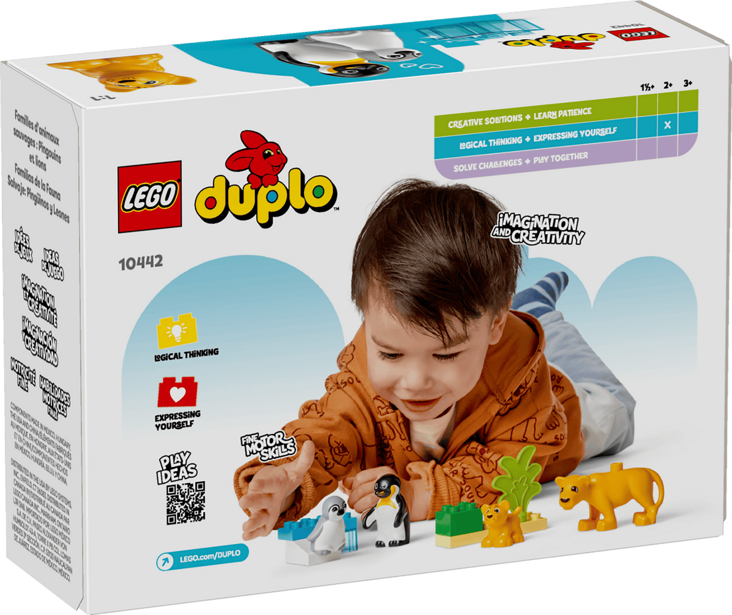 LEGO DUPLO Wildtier Familien Pinguine und Löwen (10442)