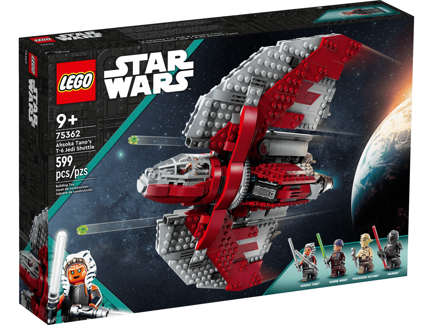 LEGO Star Wars Ahsoka Tanos T-6 Jedi Shuttle (75362)