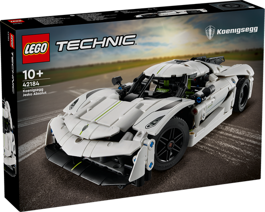 LEGO Technic Koenigsegg Jesko Absolut Supersportwagen in Weiß (42184)