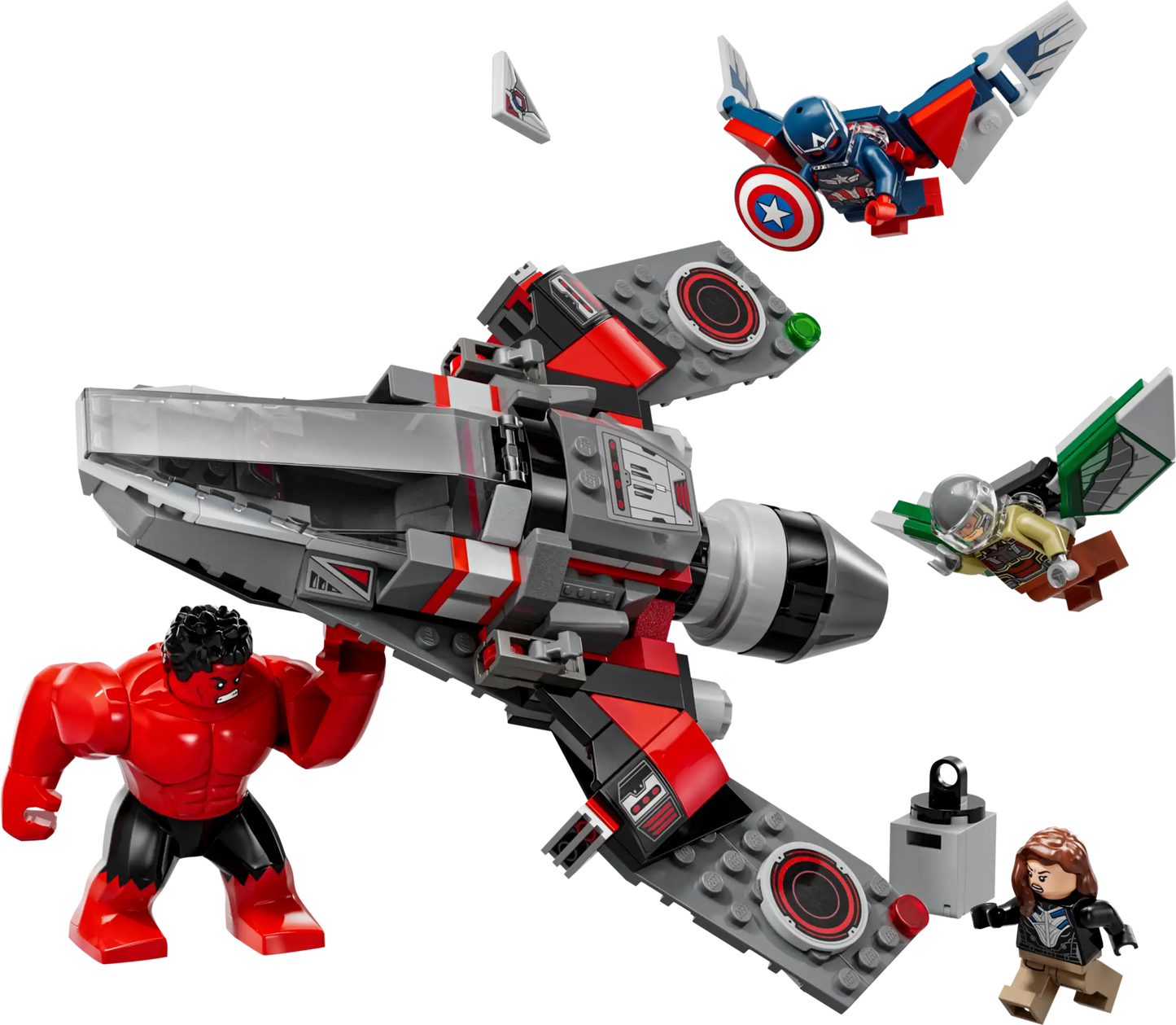 LEGO Marvel Super Heroes Showdown zwischen Captain America und Red Hulk (76292)