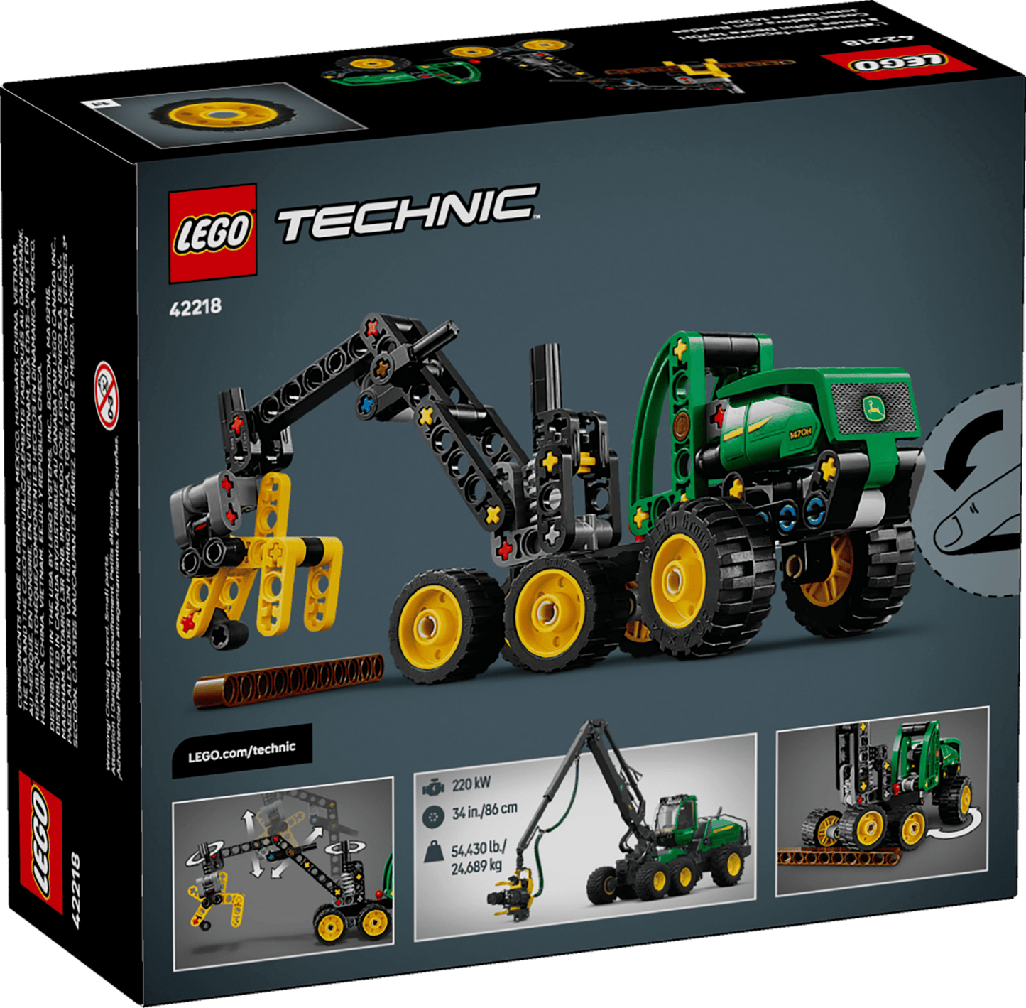 LEGO Technic Rad Harvester John Deere 1470H (42218)