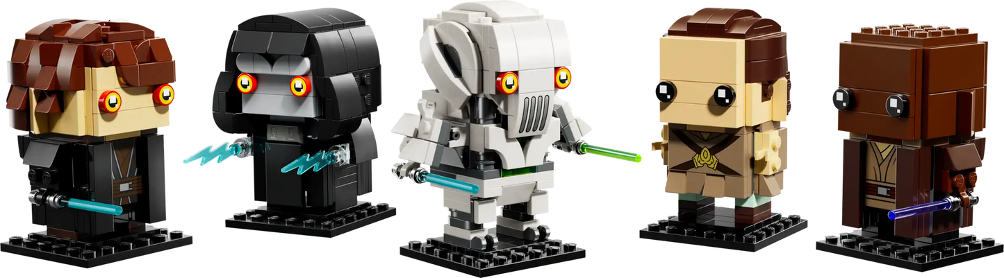 LEGO Star Wars BrickHeadz Helden und Bösewichte aus Die Rache der Sith (40796)