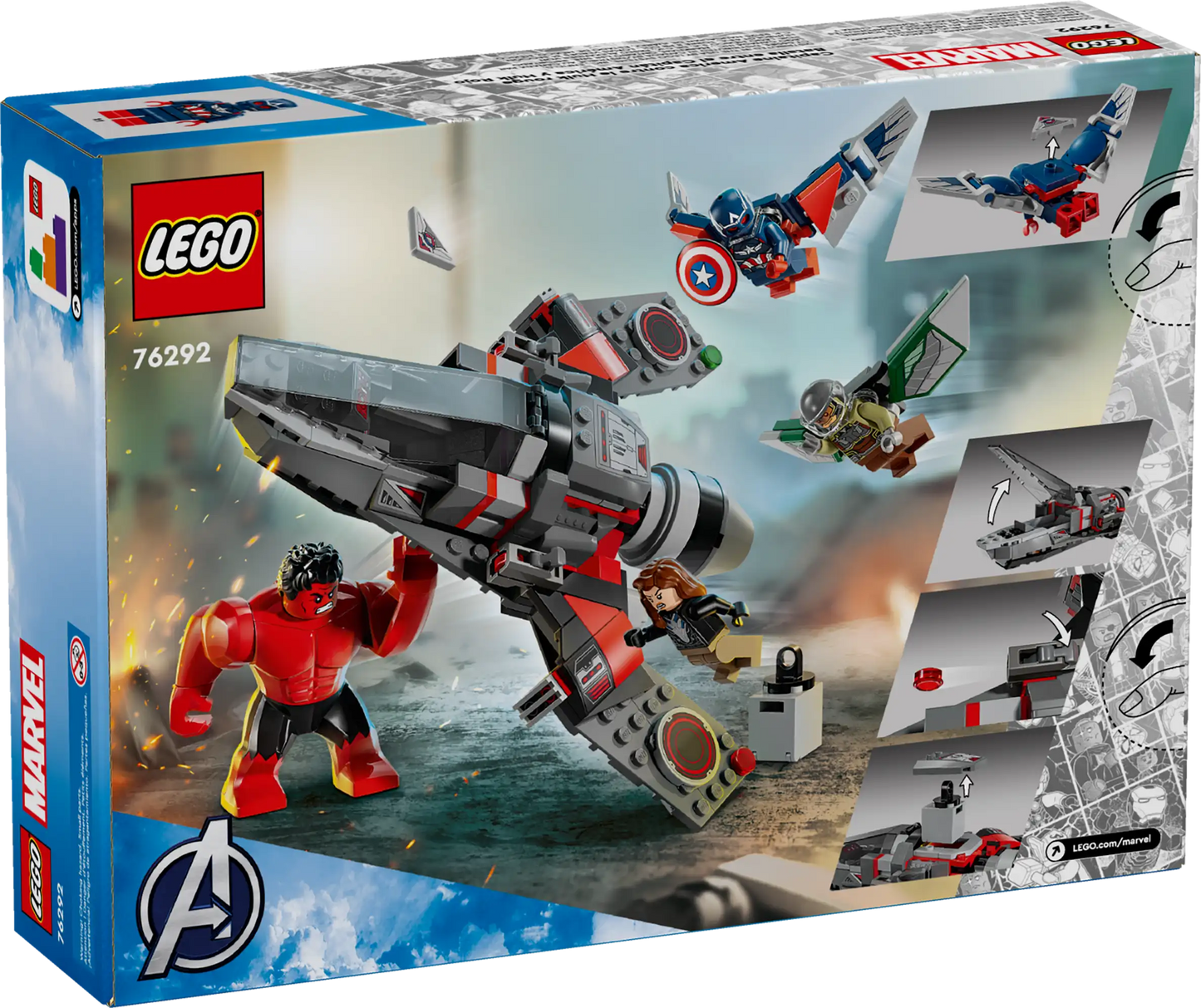LEGO Marvel Super Heroes Showdown zwischen Captain America und Red Hulk (76292)