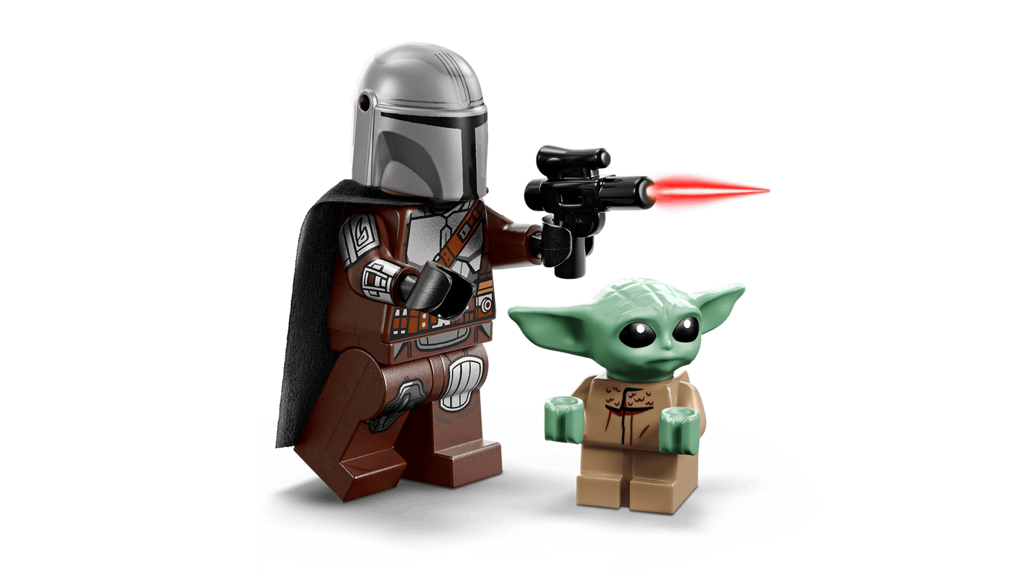 LEGO Star Wars Der Mandalorianer und Grogu auf ihrem Speeder Bike™ (75436)