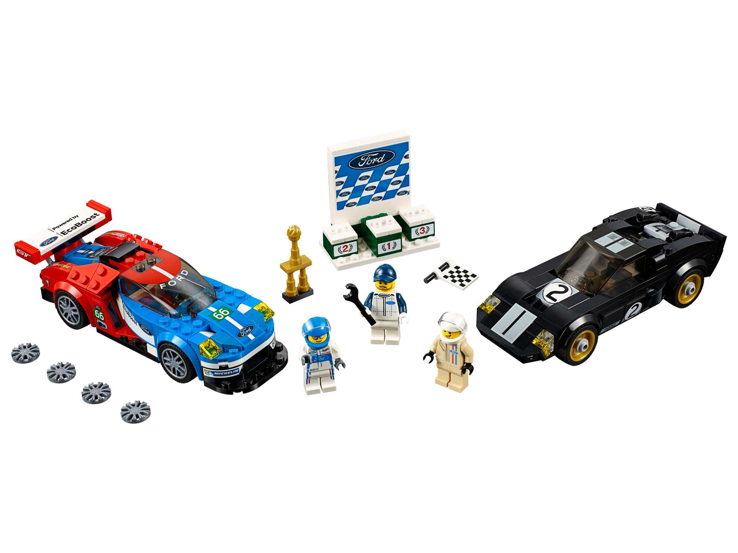 LEGO Speed Champions 2016 Ford GT & 1966 Ford GT40 (75881)