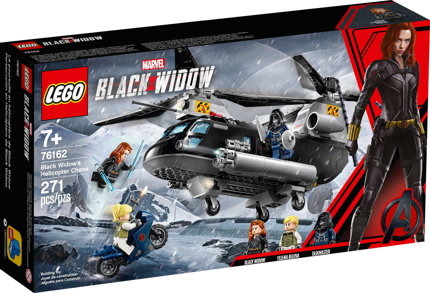 LEGO Marvel Super Heroes Black Widows Hubschrauber-Verfolgungsjagd (76162)