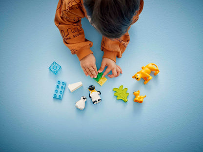 LEGO DUPLO Wildtier Familien Pinguine und Löwen (10442)