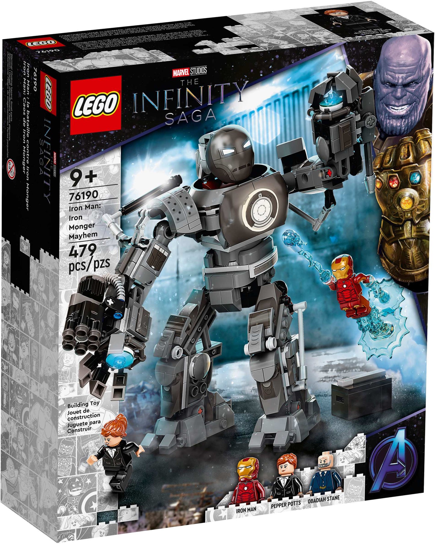 LEGO Marvel Super Heroes Iron Man und das Chaos durch Iron Monger (76190)