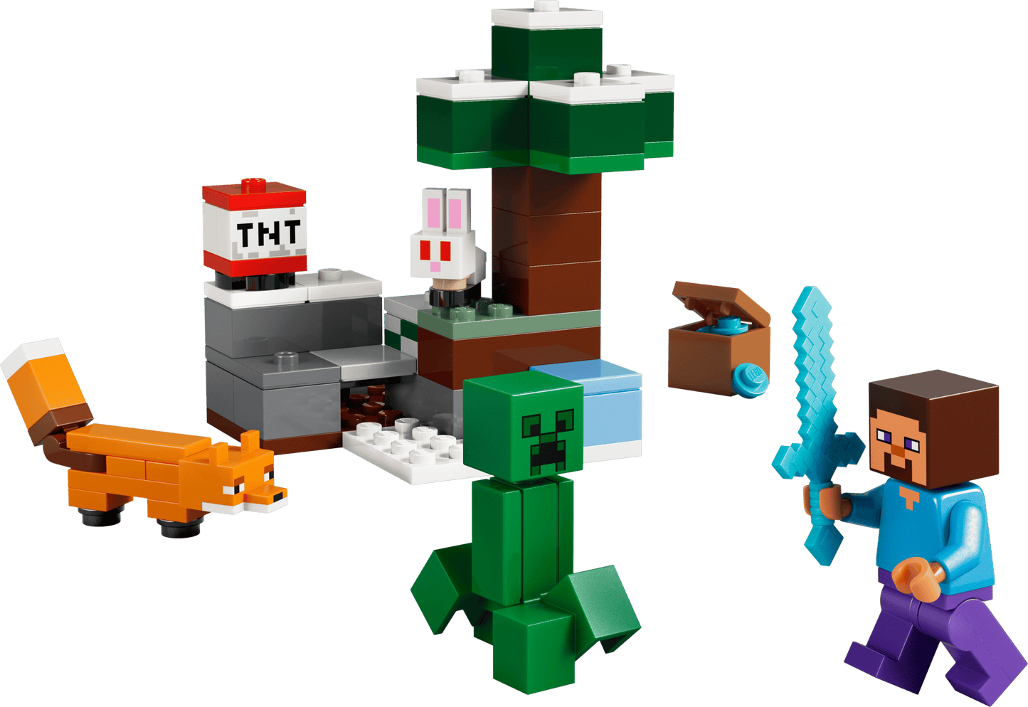 LEGO Minecraft Steves Abenteuer in der Taiga (21583)