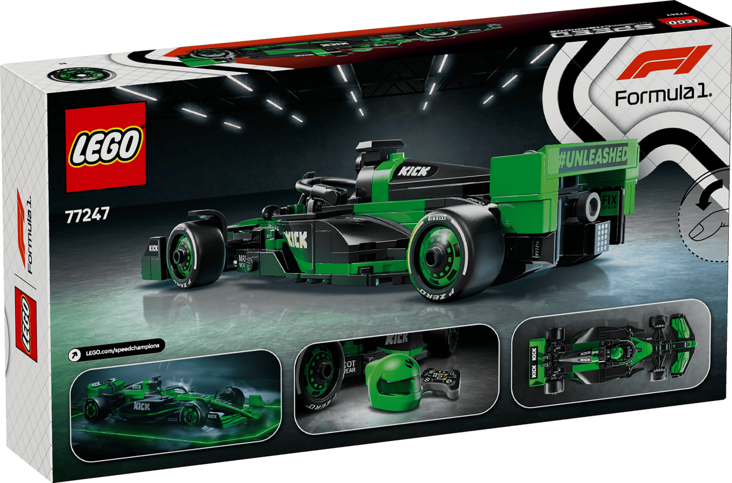 LEGO Speed Champions KICK Sauber F1® Team C44 Rennauto (77247)