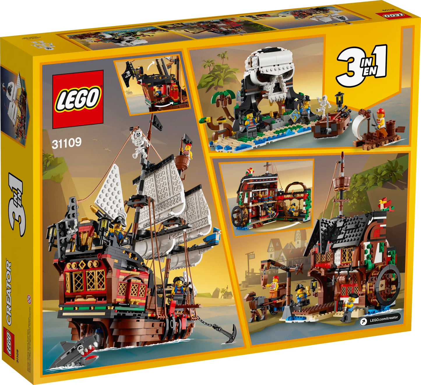 LEGO Creator 3in1 Piratenschiff (31109)