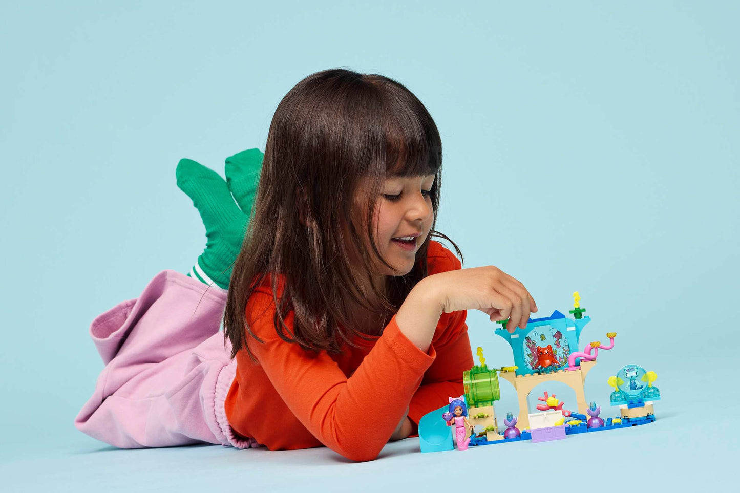 LEGO DreamWorks Gabby's Dollhouse: Meerjungfrau Gabbys Aquarium Abenteuer (11204)