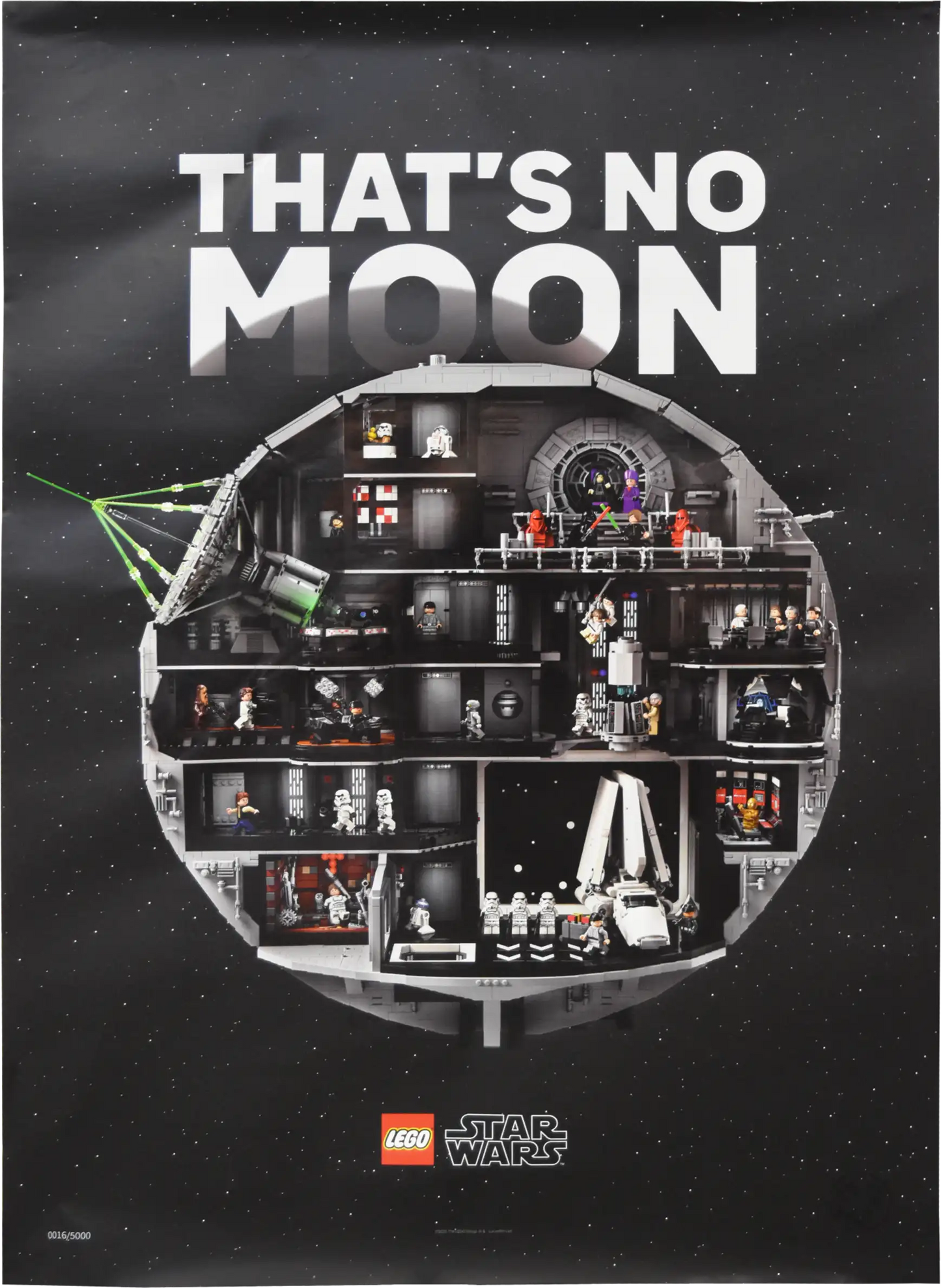LEGO Star Wars Poster des UCS Todessterns "That's no Moon" (5010030)