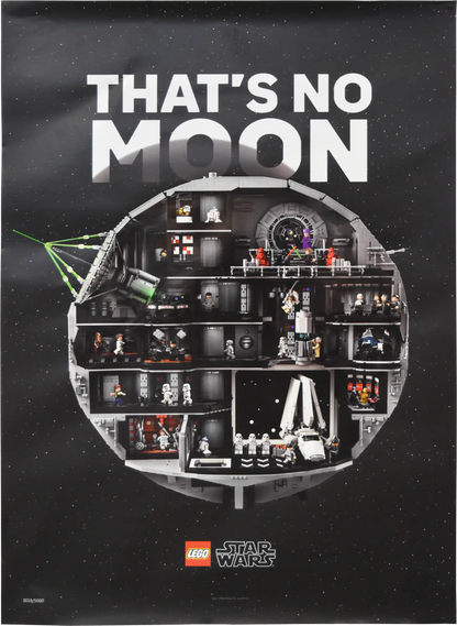 LEGO Star Wars Poster des UCS Todessterns "That's no Moon" (5010030)