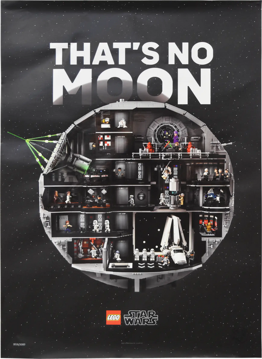 LEGO Star Wars Poster des UCS Todessterns "That's no Moon" (5010030)