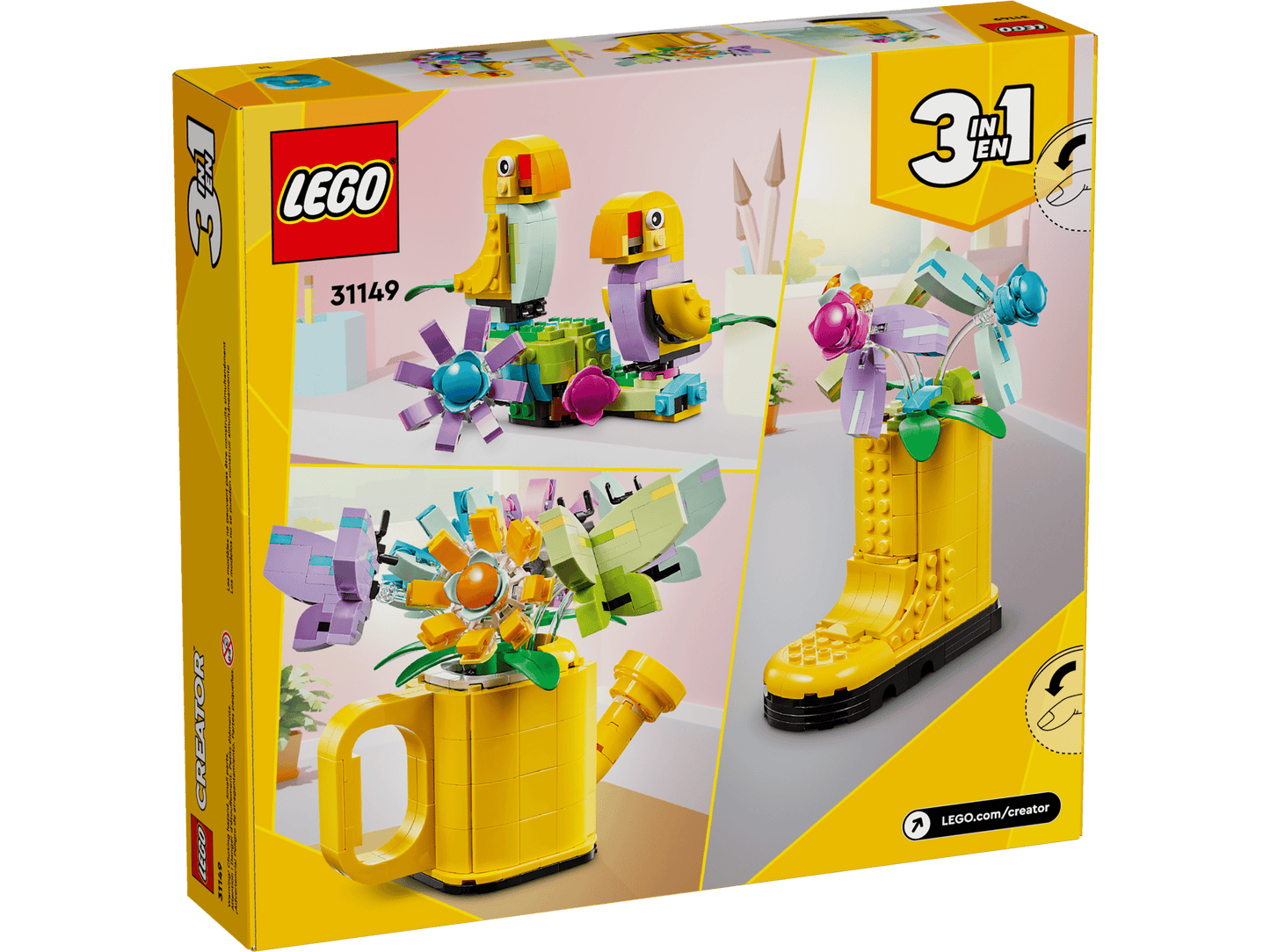 LEGO Creator 3in1 Gießkanne mit Blumen (31149)