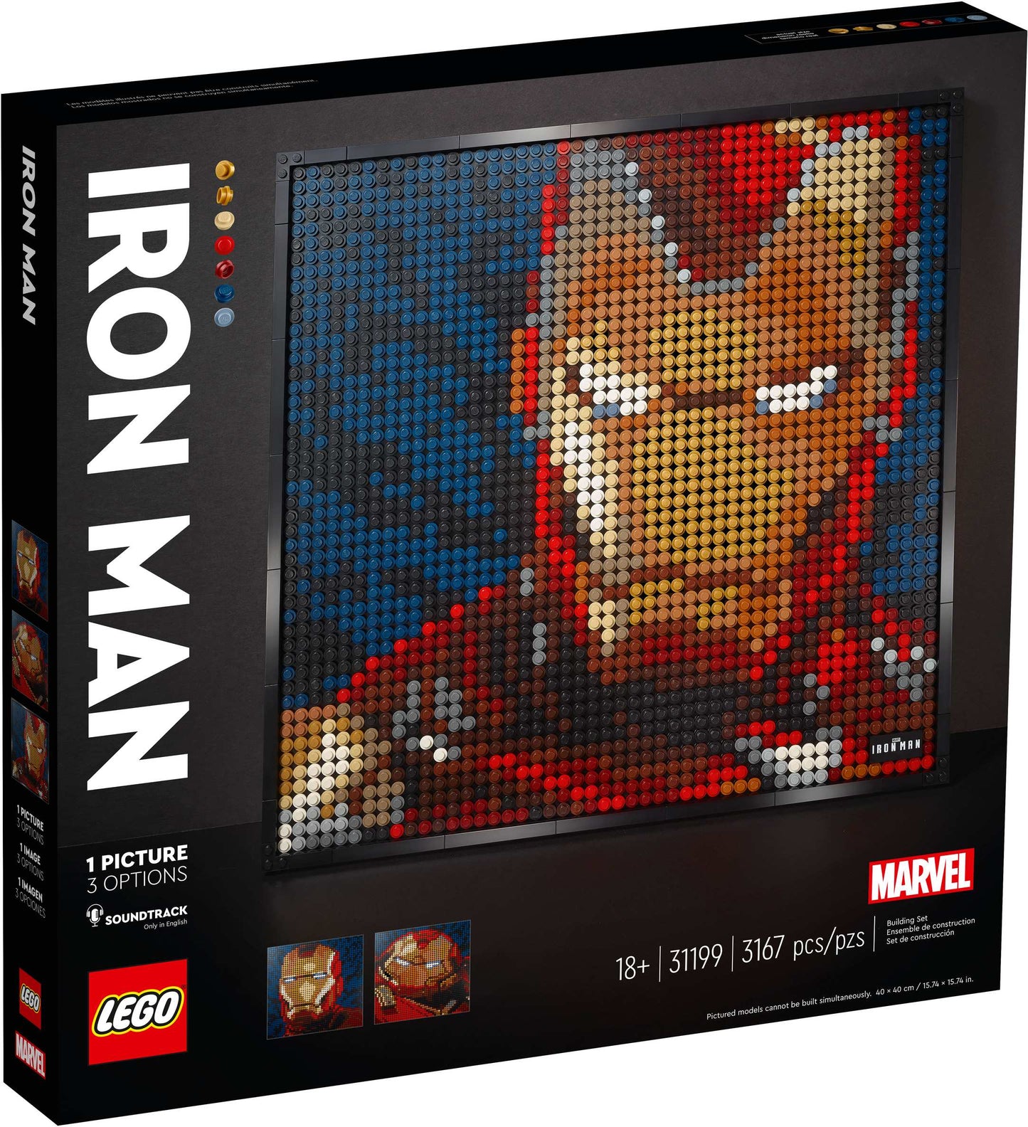 LEGO ARTS Marvel Studios Iron Man - Kunstbild (31199)