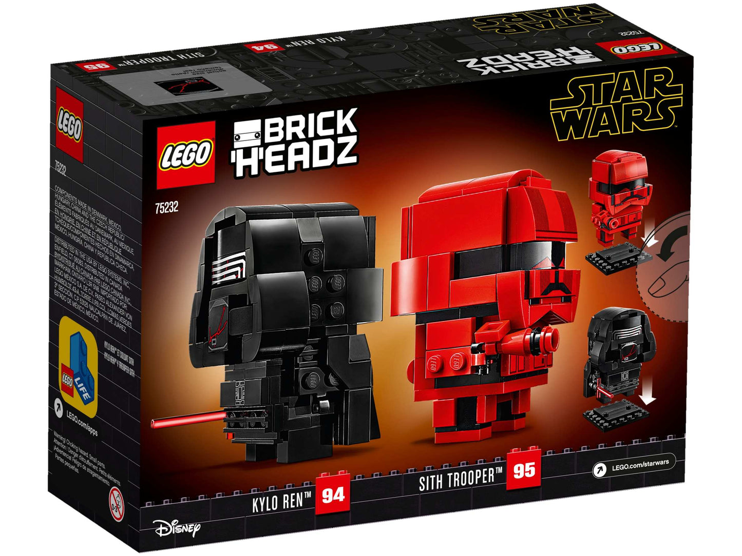 LEGO Harry Potter BrickHeadz Kylo Ren™ & Sith-Trooper (75232)