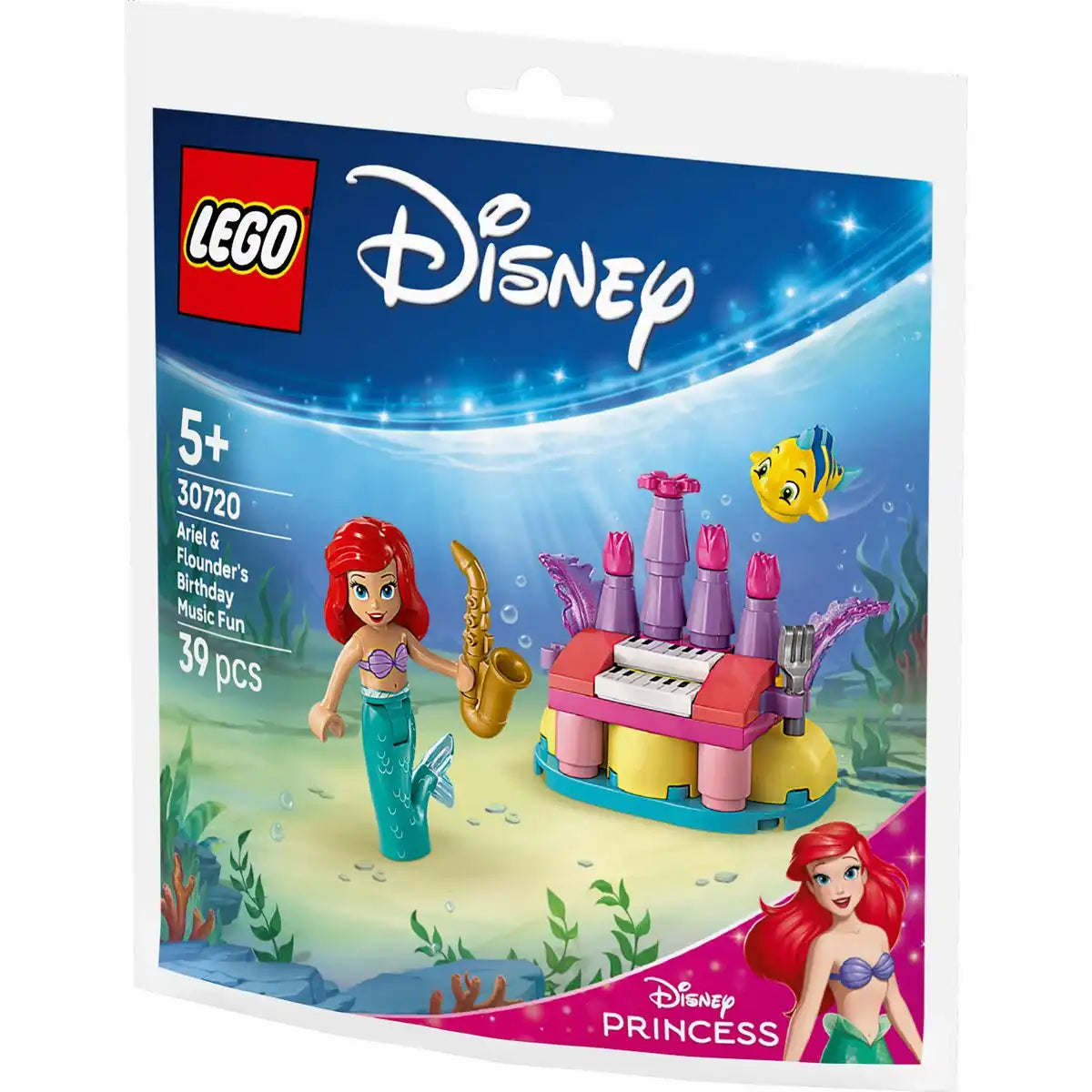 LEGO Disney Princess Polybag Arielles & Fabius Geburtstagsmusikspaß (30720)