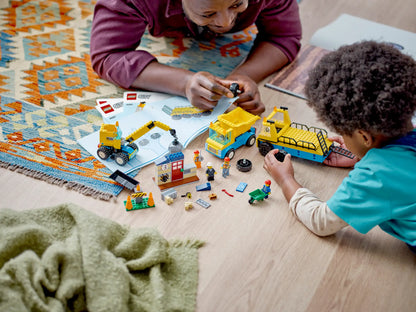 LEGO City Baufahrzeuge und Kran mit Abrissbirne (60391)