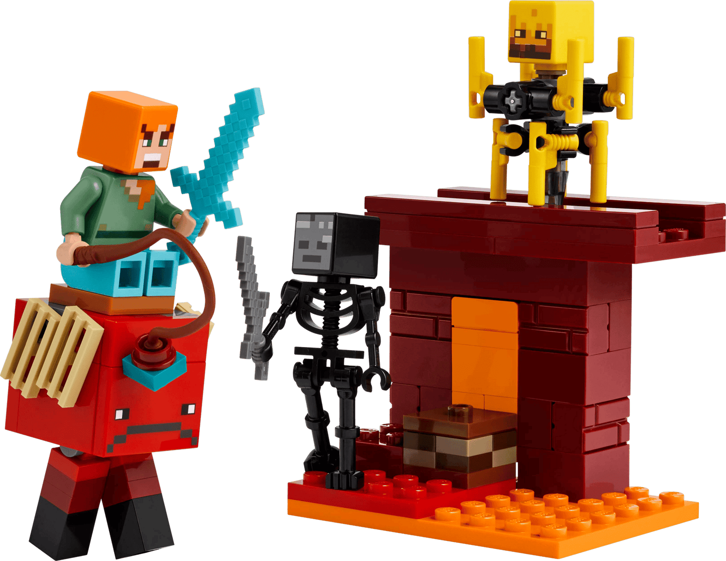 LEGO Minecraft Das Lava Duell im Nether (21266)
