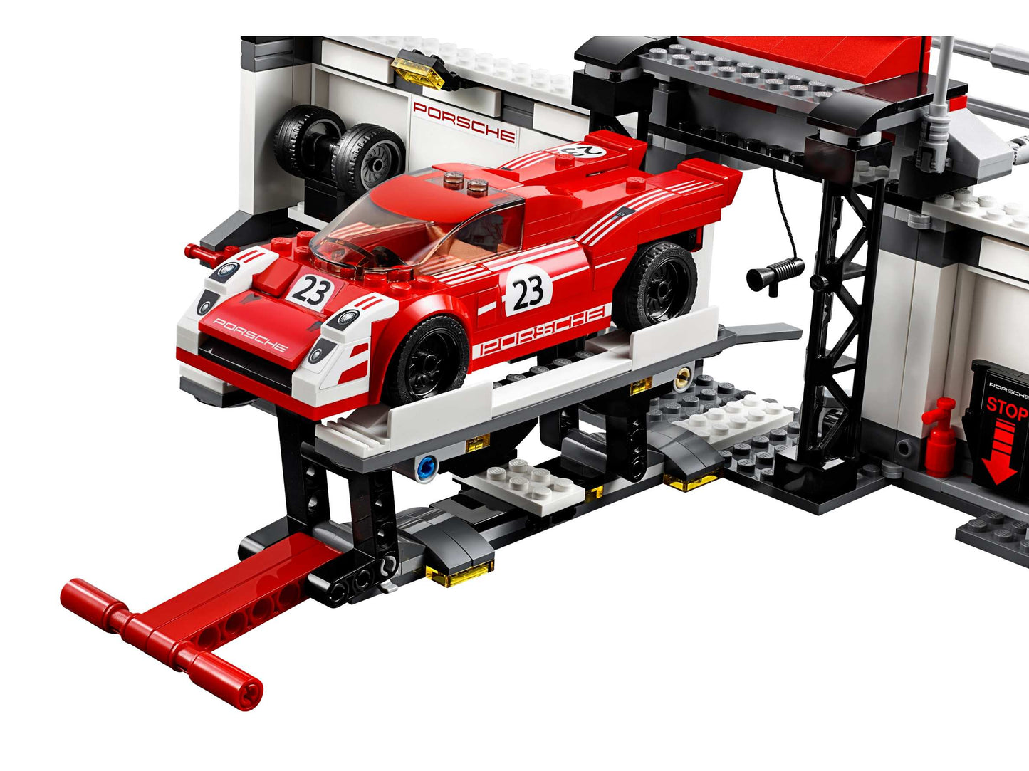 LEGO Speed Champions Porsche 919 Hybrid and 917K Pit Lane (75876)