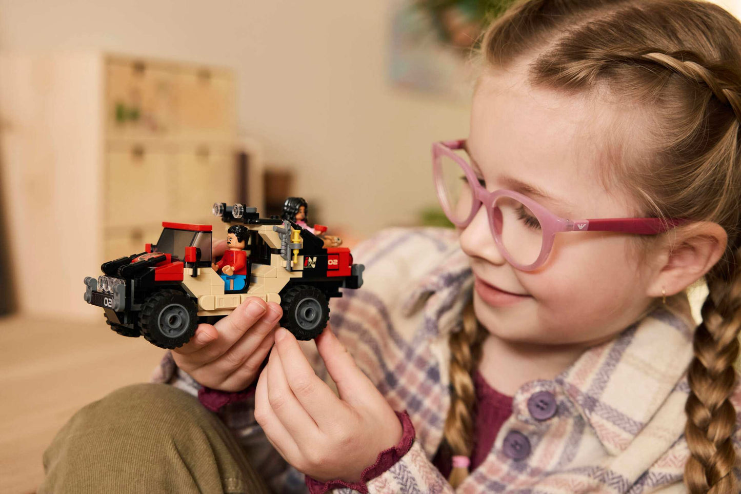 LEGO Jurassic World Raptor: Verfolgungsjagd mit dem Geländewagen (76972)