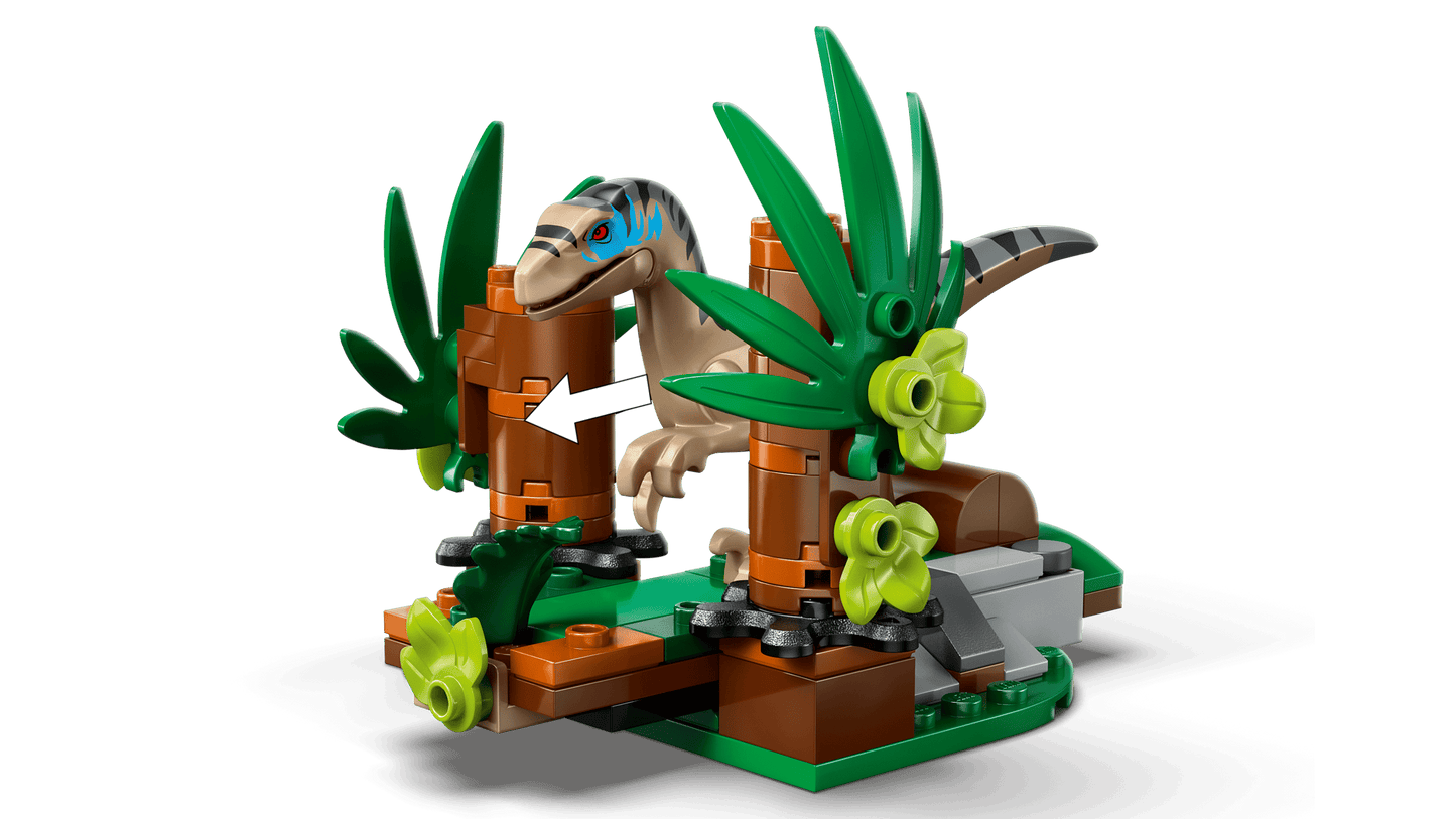 LEGO Jurassic World Raptor: Verfolgungsjagd mit dem Geländewagen (76972)