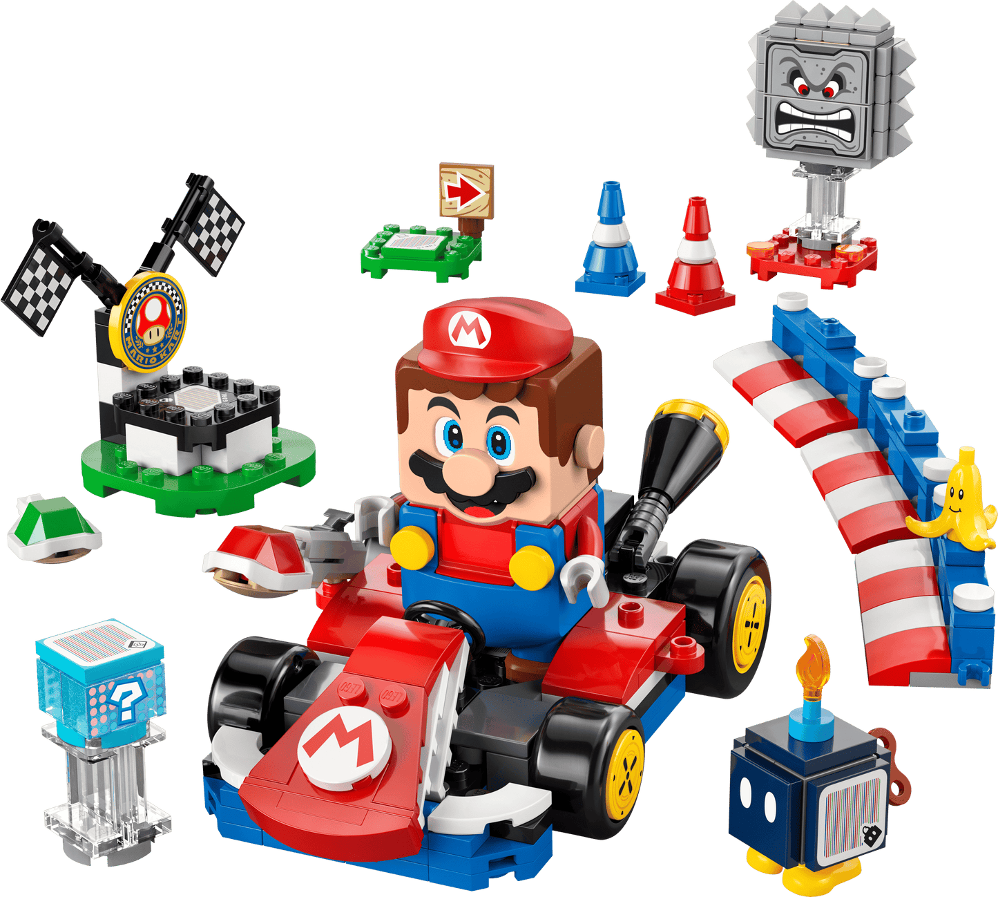LEGO Super Mario - Mario Kart™ – Interaktiver LEGO® Mario™ & Standard-Kart (72043)