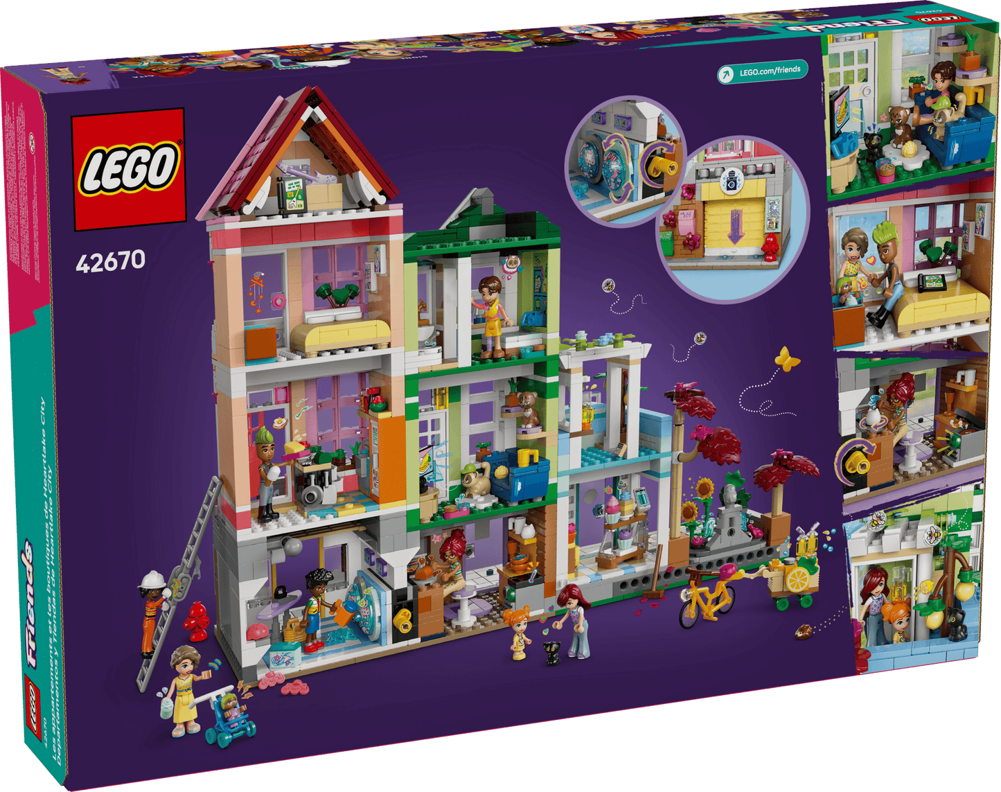 LEGO Friends Heartlake City Wohn- und Einkaufsstraße (42670)