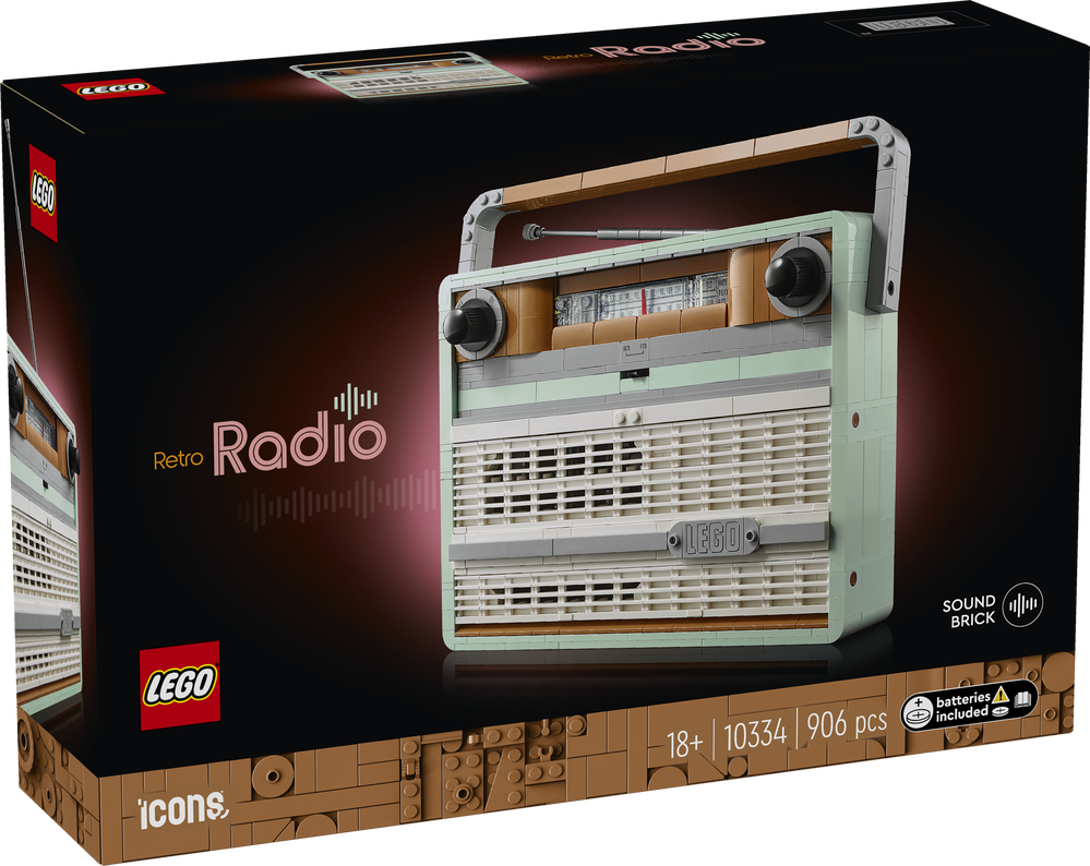 LEGO® Icons Retro-Kofferradio (10334)